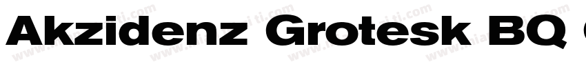 Akzidenz Grotesk BQ Condens字体转换